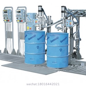 Automatic 200L plastic barrel filling line