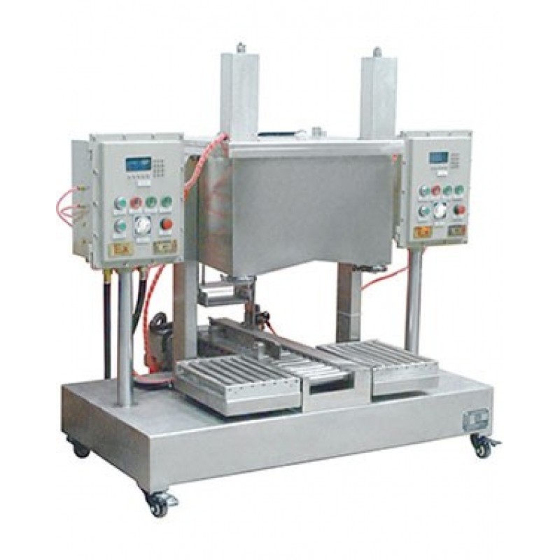 雙頭小桶自動(dòng)壓蓋灌裝機(jī)