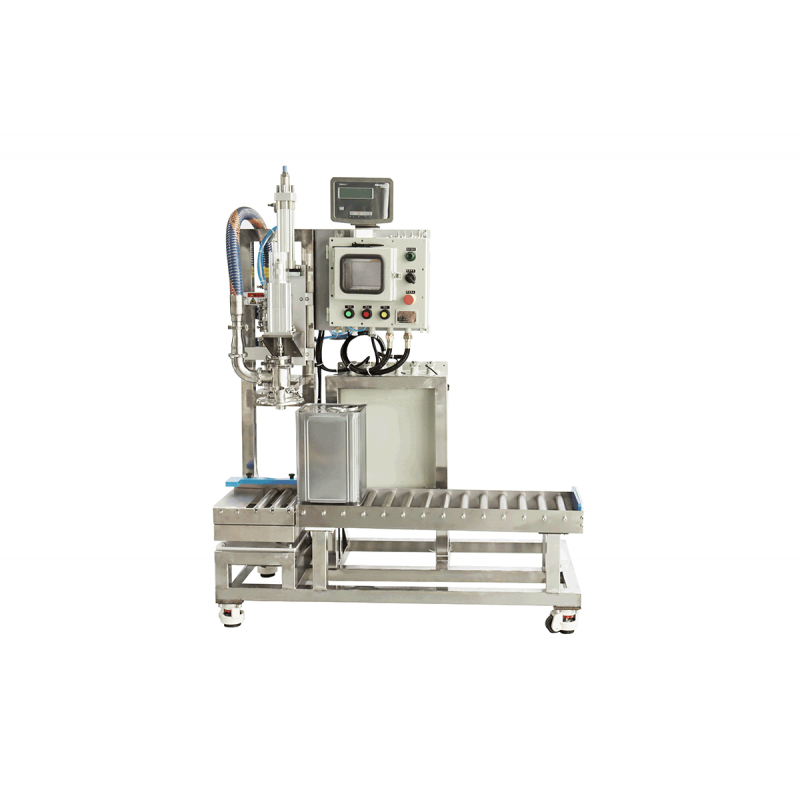 20L單頭半自動稱重式灌裝機(jī)