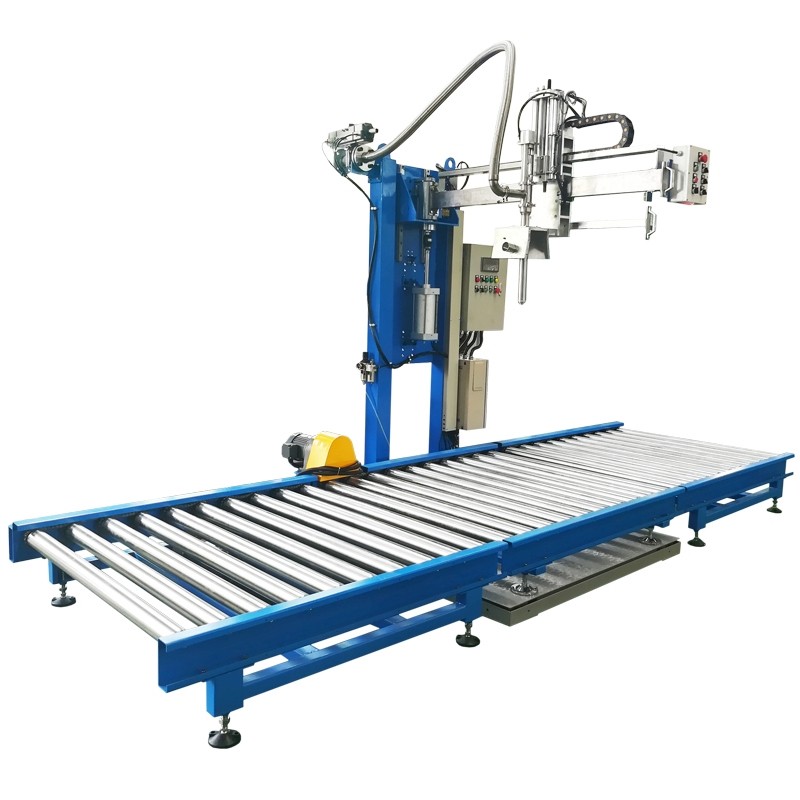 液下式灌裝機(jī) 農(nóng)藥油漆化工料液體自動(dòng)稱重灌裝 200L化工料大桶灌裝機(jī)