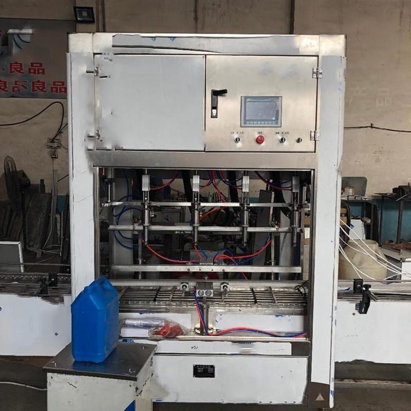 9L香蕉水灌裝機(jī) 自動夾蓋灌裝機(jī)