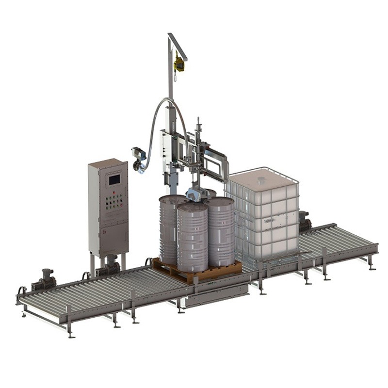 托盤式包裝機(jī) 700升硫酸包裝機(jī)