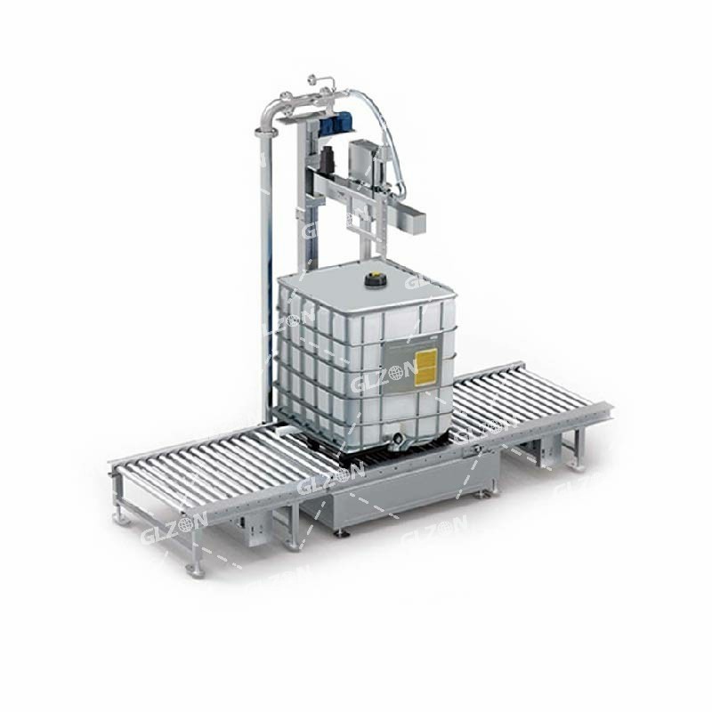 800L-IBC噸桶強(qiáng)酸分裝機(jī)-自動(dòng)壓蓋分裝機(jī)