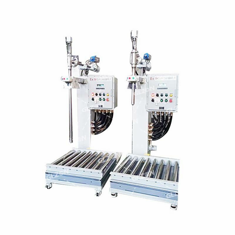 200L自動碼垛灌裝機(jī),聚酯灌裝機(jī)