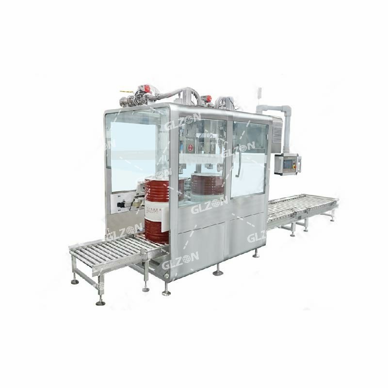 200L香料壓蓋機(jī) 自動貼標(biāo)壓蓋機(jī)