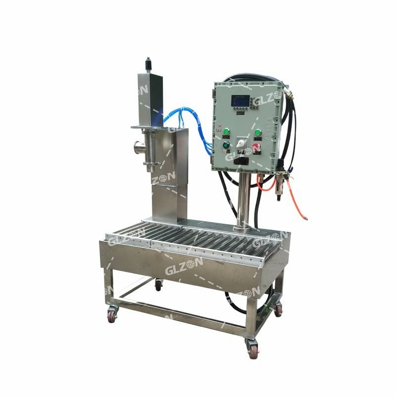 16升隔音涂料壓蓋機(jī)_計(jì)量自動稱重壓蓋機(jī)