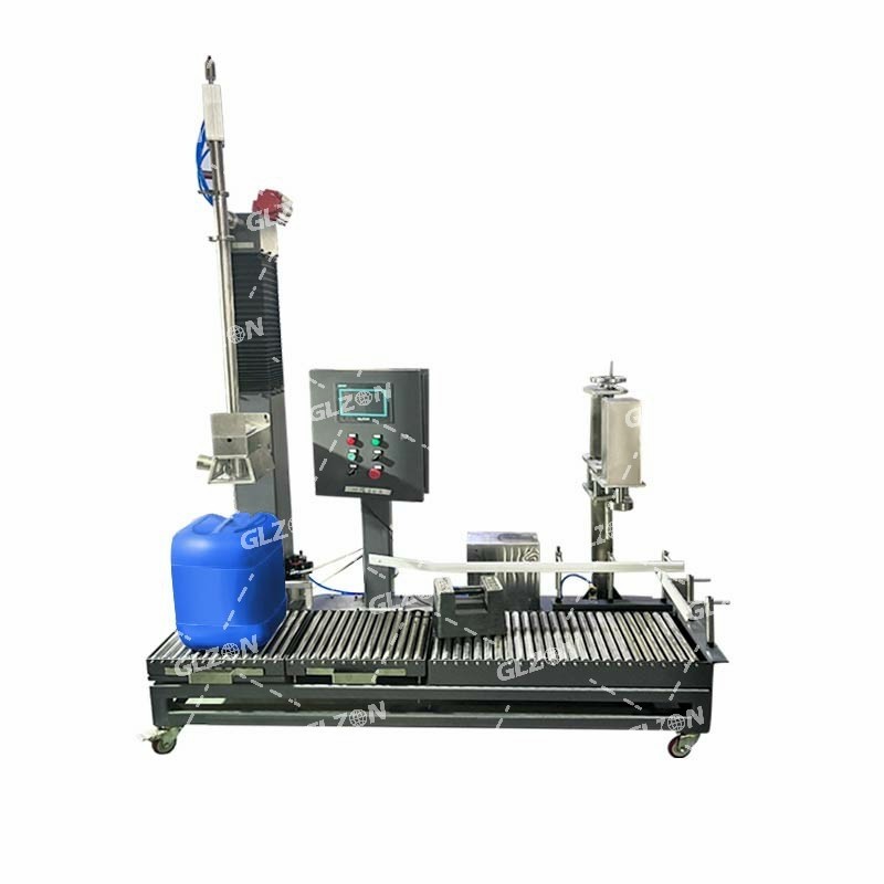 半自動定量壓蓋機(jī),16升糖漿壓蓋機(jī)