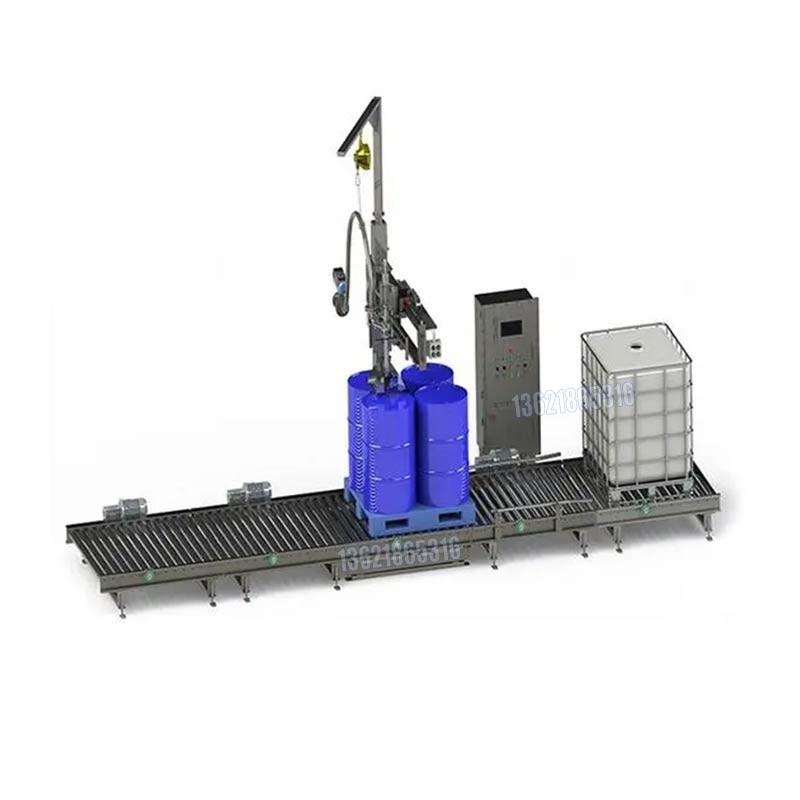 防爆液上灌裝機(jī)-1000L噸桶芝麻油灌裝機(jī)