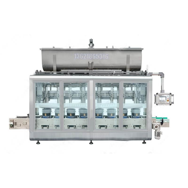 ?20升精細(xì)化工灌裝壓蓋機(jī) 稱重灌裝生產(chǎn)線 涂料灌裝機(jī)小桶 按需定制