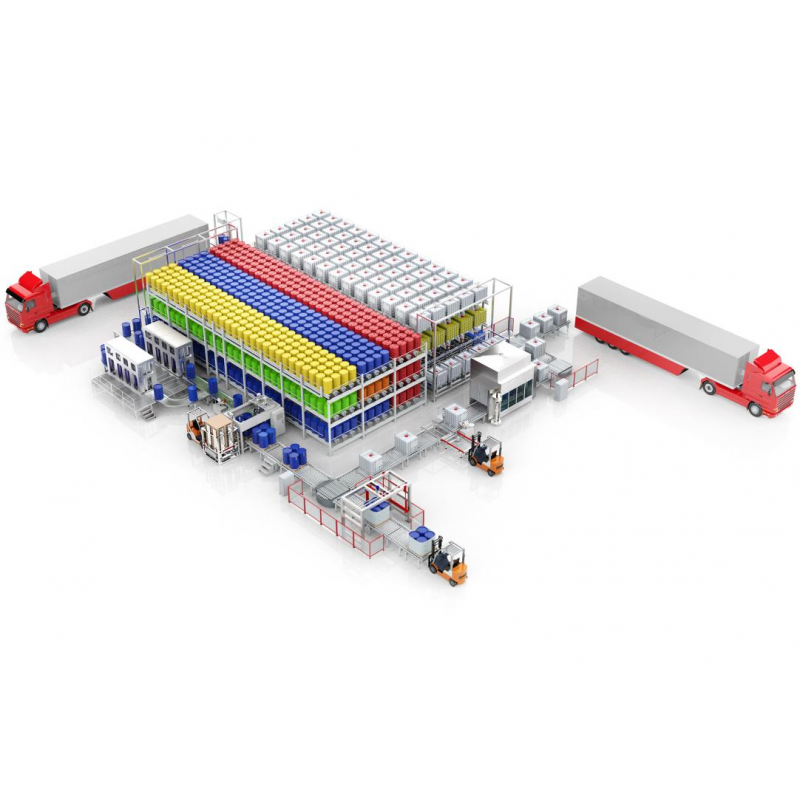 200L鋼桶、IBC桶全自動立體倉庫管理系統(tǒng)