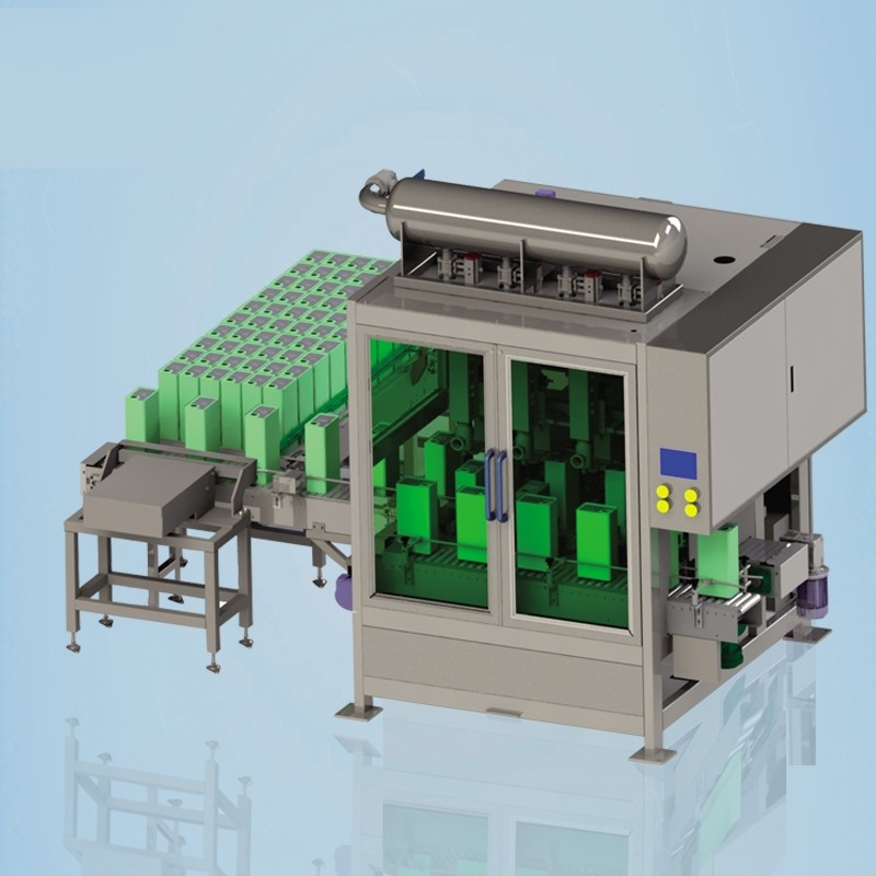 25升自動方桶灌裝、旋蓋、貼標(biāo)生產(chǎn)線