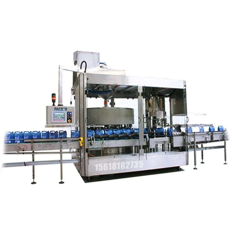 高速旋轉(zhuǎn)灌裝鎖蓋機