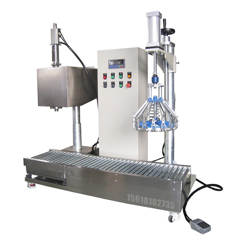 20L儲槽式梅花壓蓋灌裝機(jī)