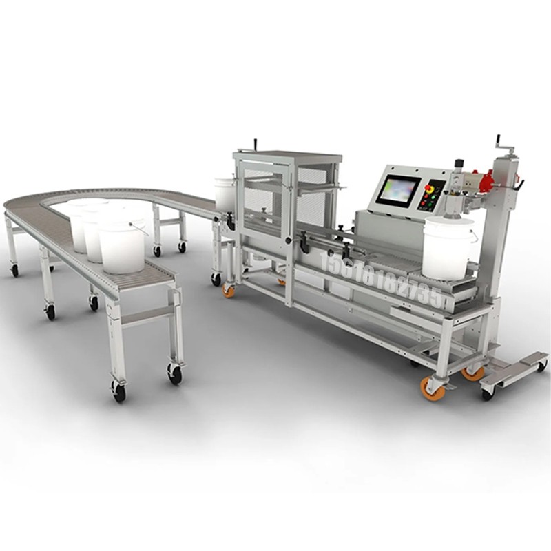 半自動(dòng)加電子凈重灌裝機(jī)